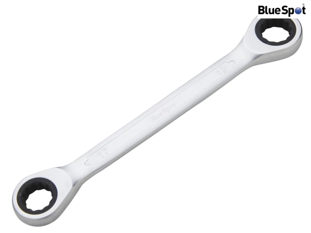 BlueSpot Tools Double End Ratchet Spanner (17-19mm)