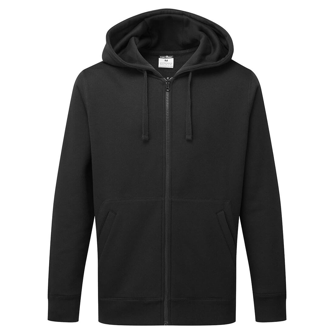 Portwest Zip Through Hoodie #colour_black