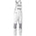 Bisley Overall Bib & Brace Cotton Contrast Painter 280gsm Stout #colour_white