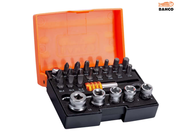 Bahco 2058/S26 1/4in Drive Ratchet Socket Set, 26 Piece