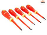 Bahco B220.005 BAHCOFIT Insulated Screwdriver Set, 5 Piece