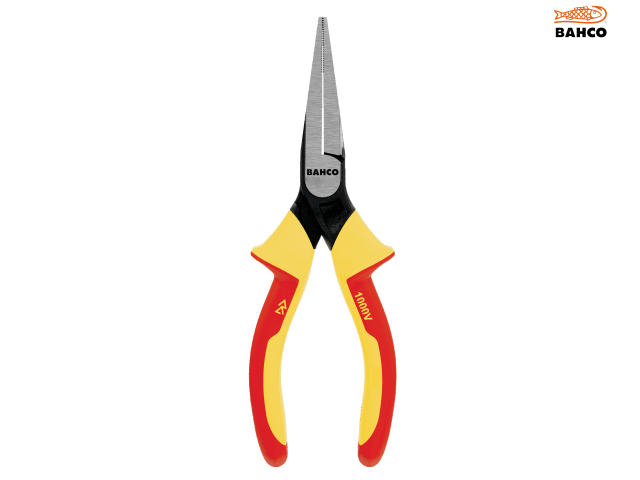 Bahco 2421S ERGO Insulated Flat Nose Pliers 140mm (5.1/2in)