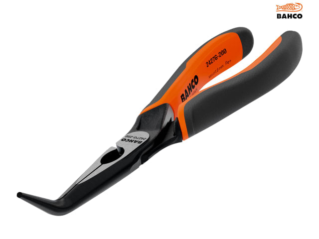 Bahco 2427G ERGO Bent Snipe Nose Pliers 160mm (6.1/4in)