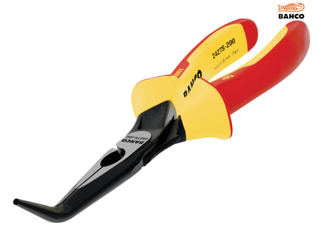 Bahco 2427S ERGO Insulated Bent Nose Pliers 160mm (6.1/4in)