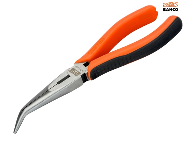 Bahco 2477G ERGO Bent Snipe Nose Pliers 200mm (8in)