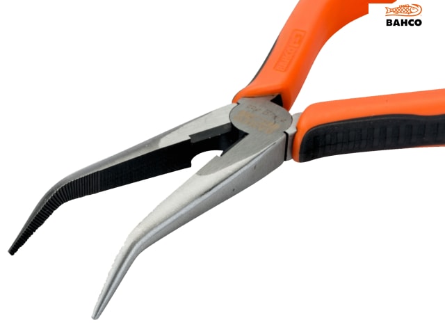 Bahco 2477G ERGO Bent Snipe Nose Pliers 200mm (8in)