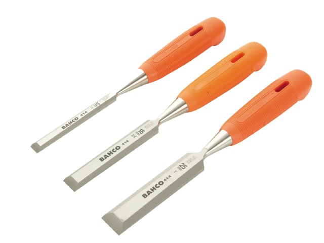 Bahco 414 Bevel Edge Chisel Set, 3 Piece