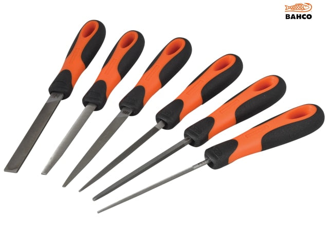 Bahco 1-476 ERGO File Set 6 Piece 100mm (4in)