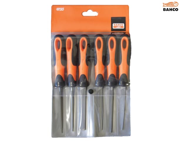 Bahco 1-476 ERGO File Set 6 Piece 100mm (4in)