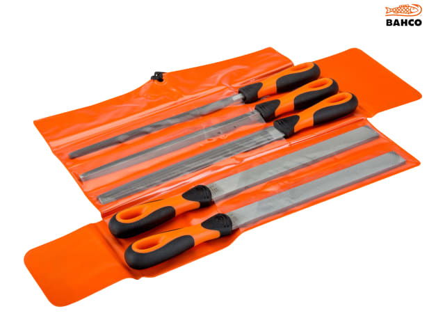 Bahco 250mm (10in) ERGO Engineering File Set, 5 Piece