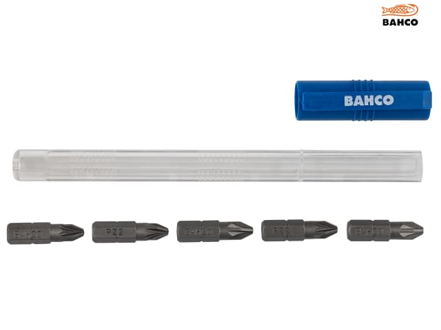 Bahco Screwdriver Bit Pen Display, 60 Piece