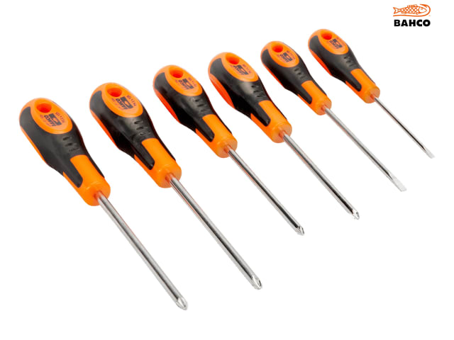 Bahco 600 Series Screwdriver Set, 6 Piece