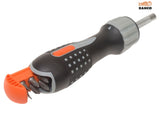 Bahco 808050L LED Ratchet Screwdriver & 6 Bits