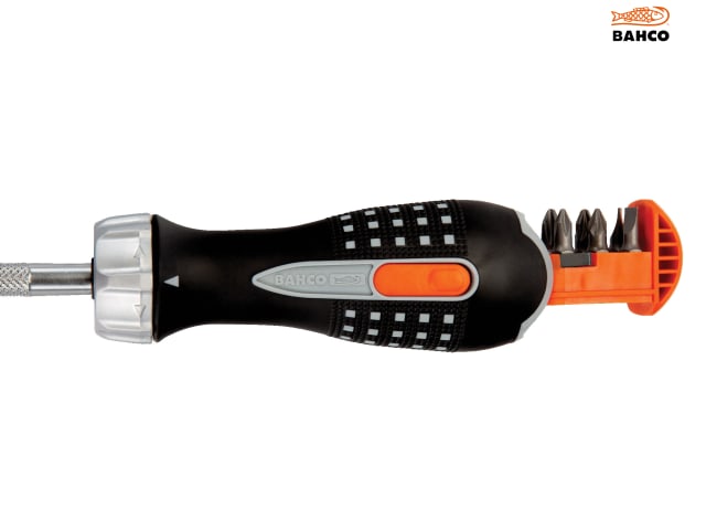 Bahco 808050 Ratchet Screwdriver & 6 Bits