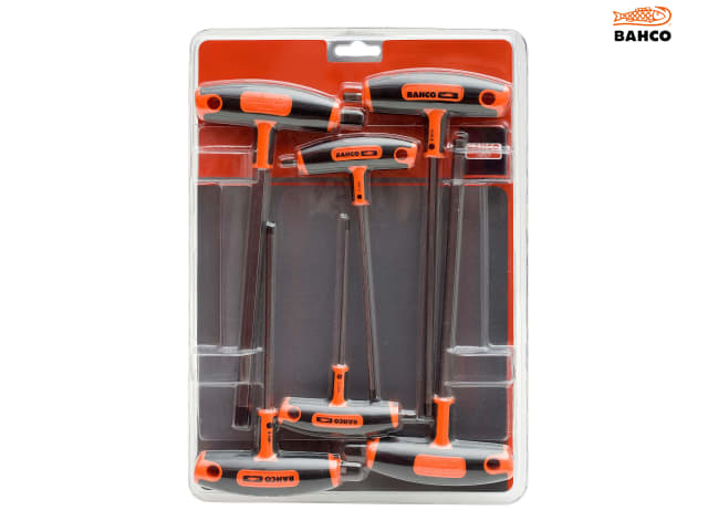 Bahco 903T-1 T-Handle Hex Screwdriver Set, 6 Piece