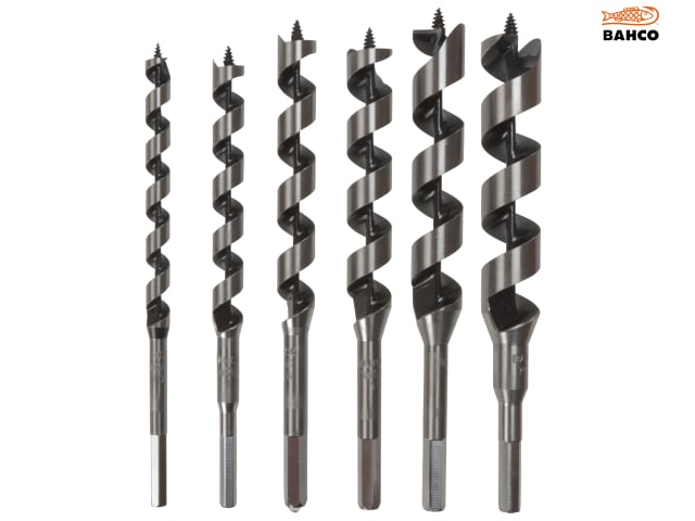 Bahco 9526 Combination Wood Auger Bit Set, 6 Piece 10-25mm