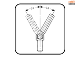 Bahco BE-9770 Metric Long Ball End Hex L-Key Set, 9 Piece