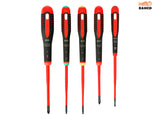 Bahco BE-9871SL ERGO Slim VDE Insulated Screwdriver Set, 5 Piece