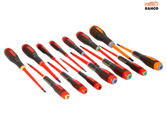 Bahco BE-9872 ERGO Screwdriver Set, 14 Piece