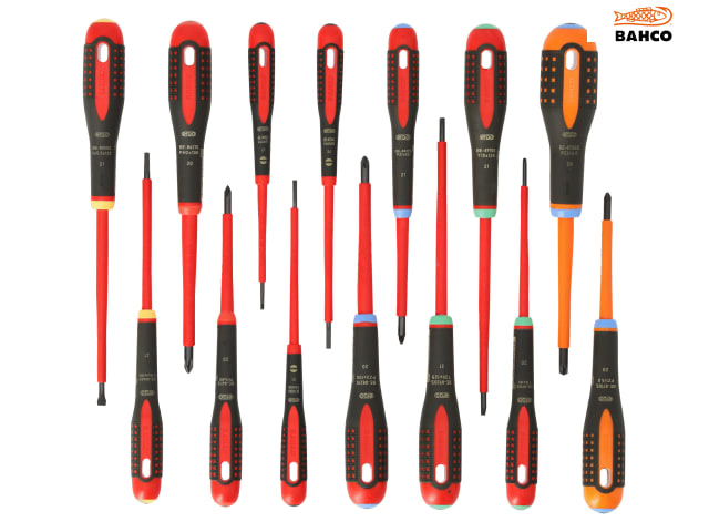 Bahco BE-9872 ERGO Screwdriver Set, 14 Piece