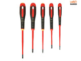 Bahco BE-9881SL ERGO Slim VDE Insulated Screwdriver Set, 5 Piece