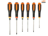 Bahco BE-9881TB ERGO Through Blade Screwdriver Set, 6 Piece