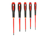 Bahco BE-9882S ERGO VDE Insulated Screwdriver Set, 5 Piece