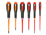 Bahco BE-9884S ERGO VDE Insulated Screwdriver Set, 6 Piece