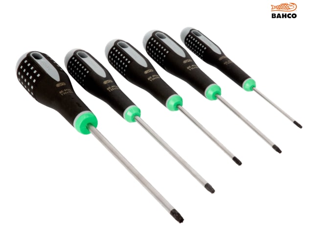 Bahco BE-9885 ERGO Screwdriver Set, 5 Piece