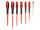 Bahco BE-9887S ERGO VDE Insulated Screwdriver Set, 7 Piece