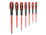 Bahco BE-9888S ERGO VDE Insulated Screwdriver Set, 7 Piece