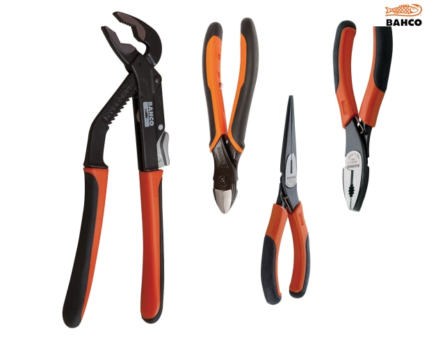 Bahco 9897 Plier Set, 4 Piece