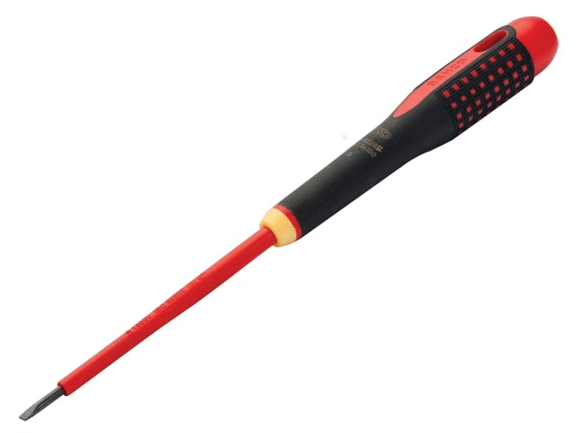 Bahco ERGO Slim VDE Insulated Slotted Screwdriver 3.5 x 100mm