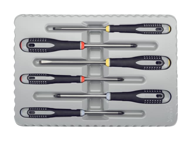 Bahco BE-9884 ERGO Screwdriver Set, 6 Piece