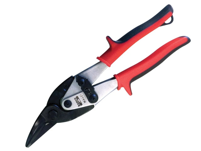 Bahco MA401 Red Aviation Compound Snips Left Cut 250mm (10in)