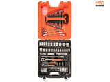 Bahco S106 1/4in &1/2in DriveSocket & Spanner Set, 106 Piece