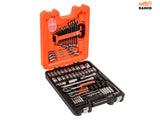 Bahco S106 1/4in &1/2in DriveSocket & Spanner Set, 106 Piece