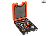 Bahco S106 1/4in &1/2in DriveSocket & Spanner Set, 106 Piece