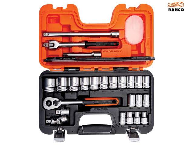 Bahco S240 1/2in Drive Socket Set, 24 Piece