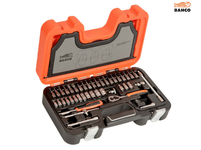 Bahco S460 1/4in Drive Socket Set, 46 Piece