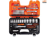 Bahco S560 1/4 & 1/2in Drive Socket Set, 56 Piece