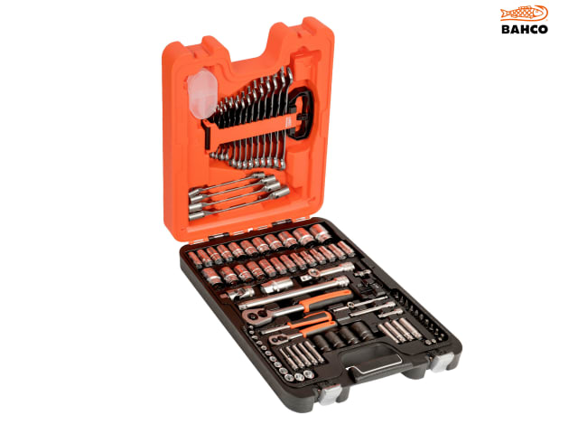 Bahco S87+7 1/4 & 1/2in Drive Socket & Spanner Set, 94 Piece