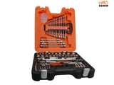 Bahco S87+7 1/4 & 1/2in Drive Socket & Spanner Set, 94 Piece