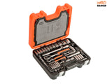 Bahco S910 1/4 & 1/2in Drive Socket & Spanner Set, 92 Piece