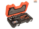 Bahco SL79 1/4in & 1/2in Drive Slim Socket Set, 79 Piece