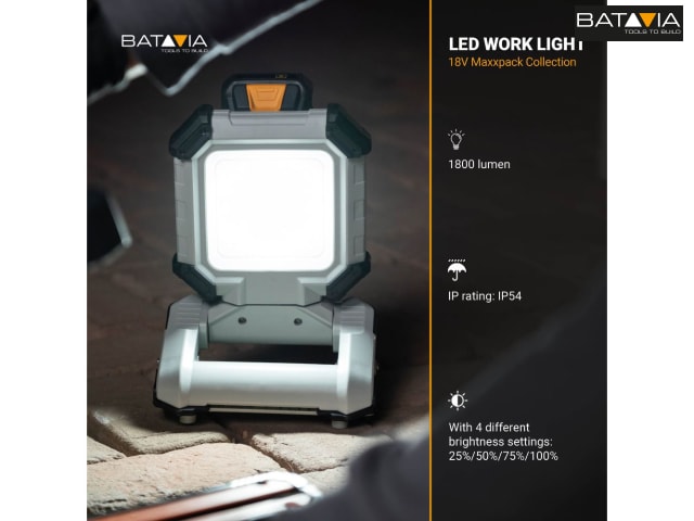 Batavia MAXXPACK LED Work Light 18V Bare Unit
