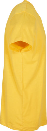 Build Your Brand Basic Basic Round Neck Tee - Taxi Yellow