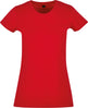 Build Your Brand Basic Women's Basic Tee - City Red