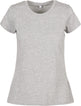 Build Your Brand Basic Women's Basic Tee - Heather Grey