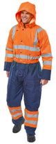 Beeswift Two Tone Hiviz Thermal Waterproof Coverall